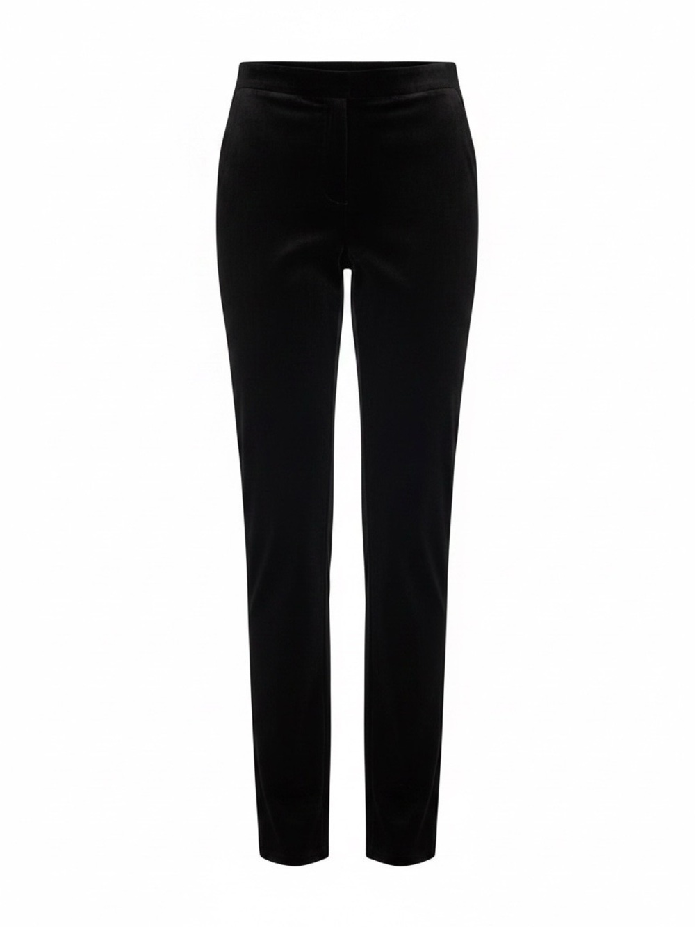 Elie Tahari Velvet Black Tapered Leg Pants